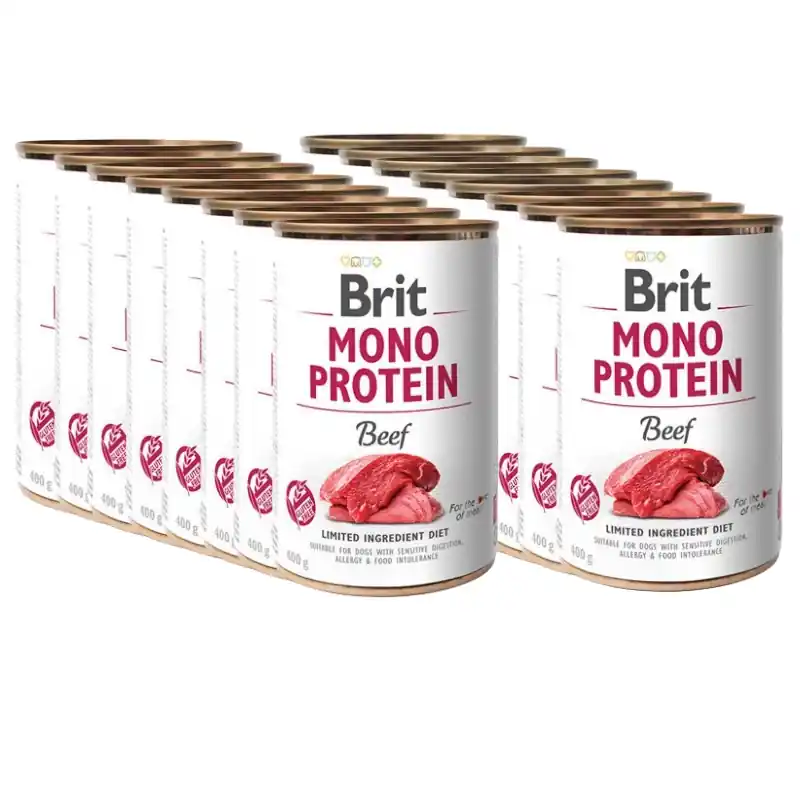 Exkluzív ajánlat Brit Mono Protein marhahús 18x400g