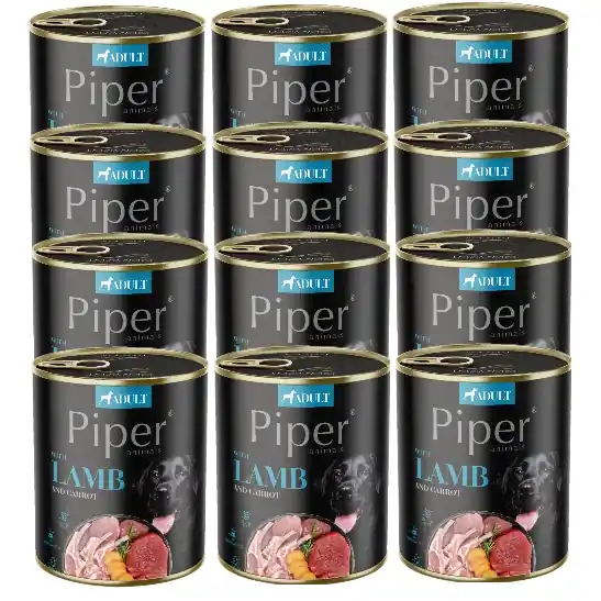 DOLINA NOTECI Piper kutyáknak bárányhús sárgarépával 12x800g Kihagyhatatlan ajánlat