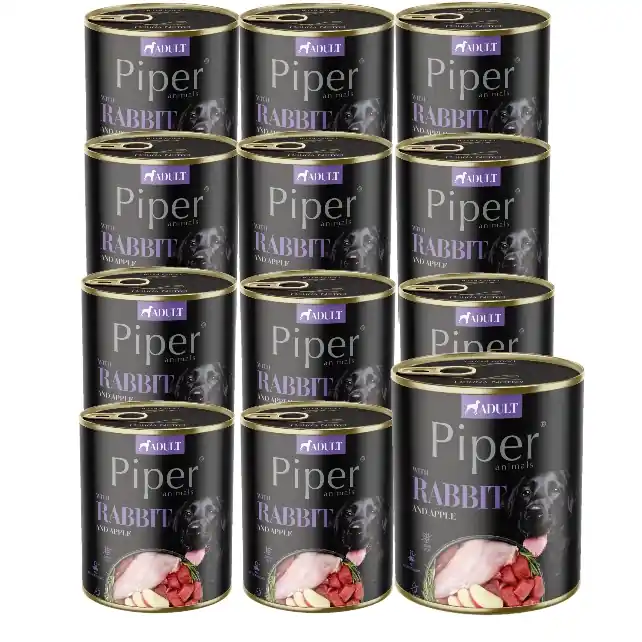DOLINA NOTECI Piper kutyáknak nyúllal és almával 12x800g Azonnali szállítás