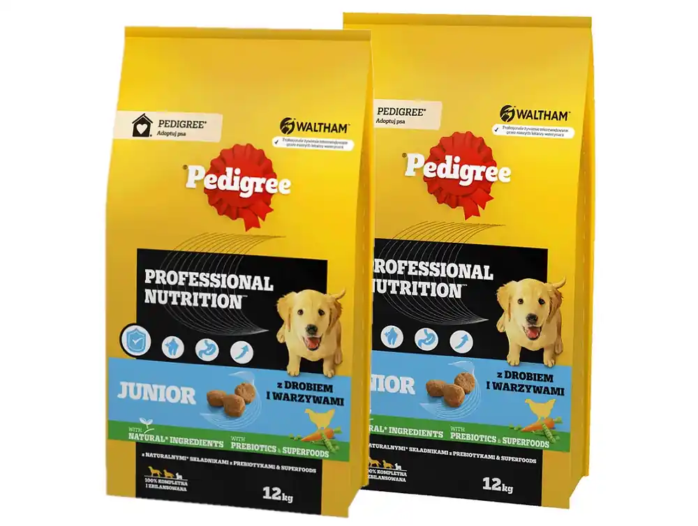 PEDIGREE® Junior Professional Nutrition 2x12kg Szuper akció