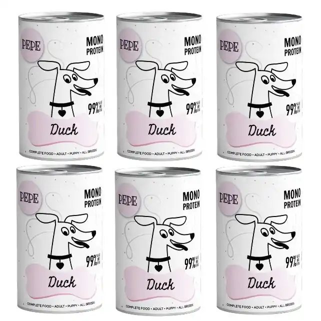 Prémium PEPE MONO PROTEIN Kacsa 6x400g