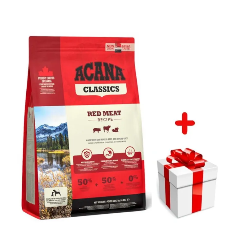 Acana Classic Red Meat 2kg + MEGLEPETÉS A KUTYÁDNAK INGYENES Rendeld meg most