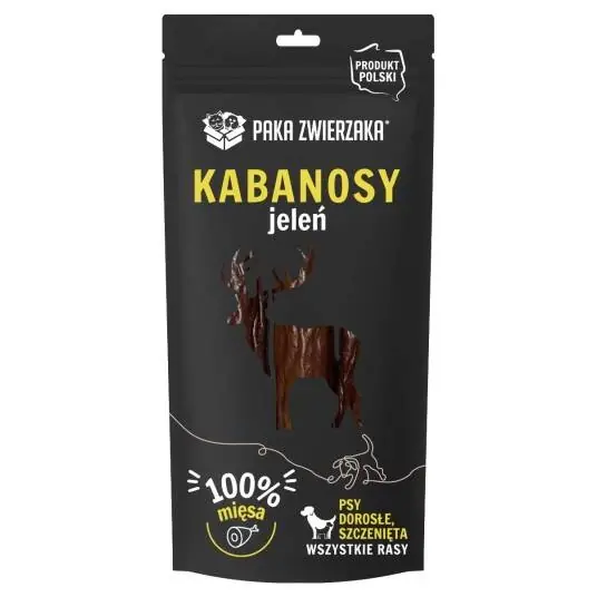 Korlátozott ajánlat PAKA ZWIERZAKA- Szarvas Kabanosy 3 db (80g)