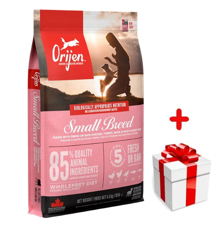 Orijen Kistestű kutyák 4.5kg + MEGLEPETÉS A KUTYÁDNAK Olcsóbb