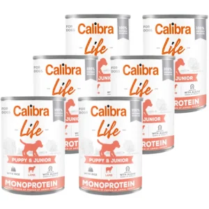 CALIBRA Dog Life Puppy & Junior Lamb rizzsel 6x400g Ajánlat