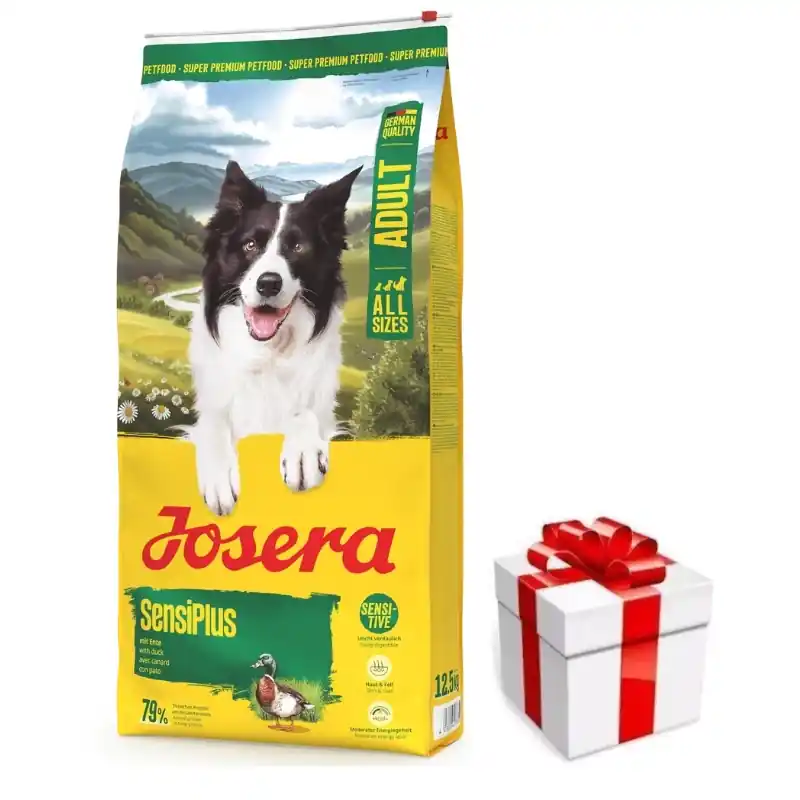 Olcsóbb JOSERA SensiPlus 12,5kg + MEGLEPETÉS A KUTYÁDNAK