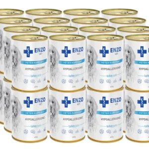 Ajánlat ENZO VET Hipoallergén diéta pulykával kutyáknak 32x400g