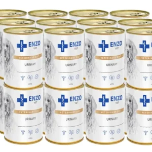 Vásárlói kedvenc ENZO VET Urinary húgyúti betegségek ellen csirkével kutyáknak 24x400g