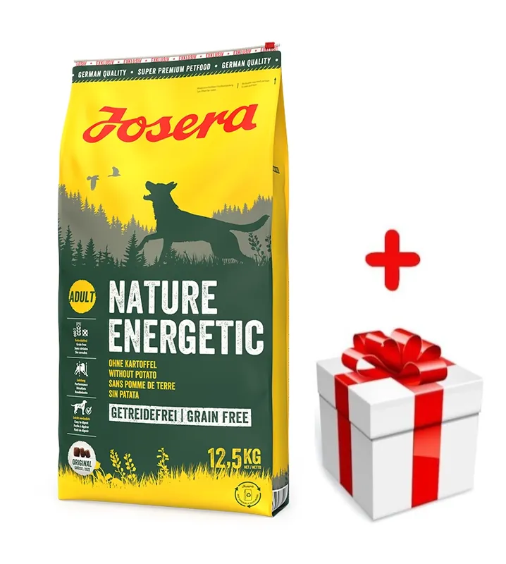 Biztonságos vásárlás JOSERA Nature Energetic - Gabonamentes 12.5kg + MEGLEPETÉS A KUTYÁDNAK