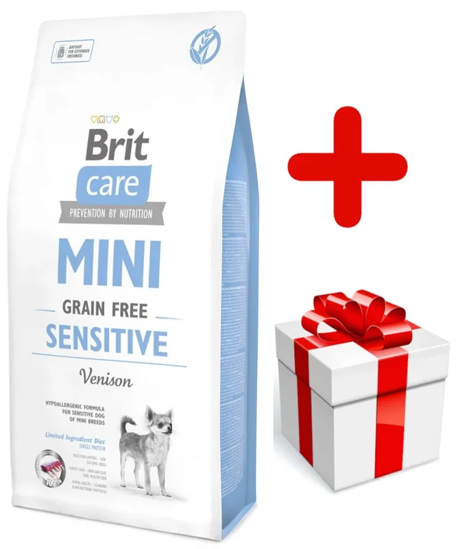 Gyors szállítás Brit Care Mini Grain Free Sensitive baromfival 7kg + MEGLEPETÉS A KUTYÁDNAK