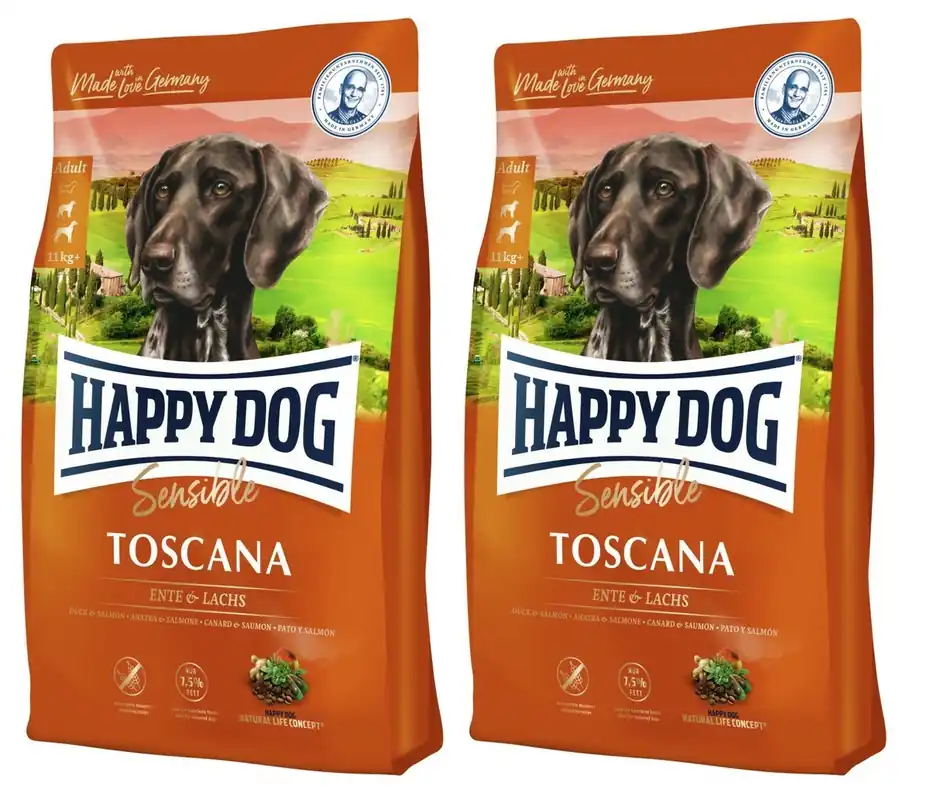 Utolsó esély Happy Dog Supreme Toscana 2x12,5 kg