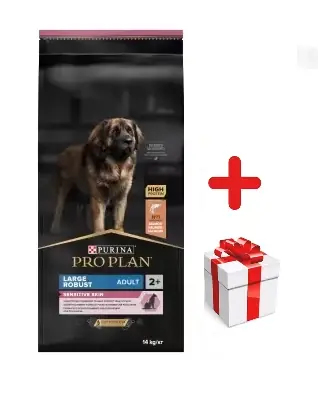 PRO PLAN Sensitive Skin Large Robust Adult lazacban gazdag felnőtt kutyatáp 14kg + MEGLEPETÉS A KUTYÁDNAK Exkluzív ajánlat