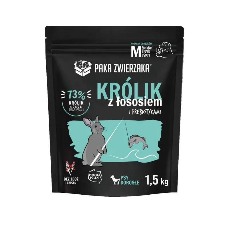Akciós ár Paka Zwierzaka - Hetedik mennyország - Nyúl lazaccal 1.5kg
