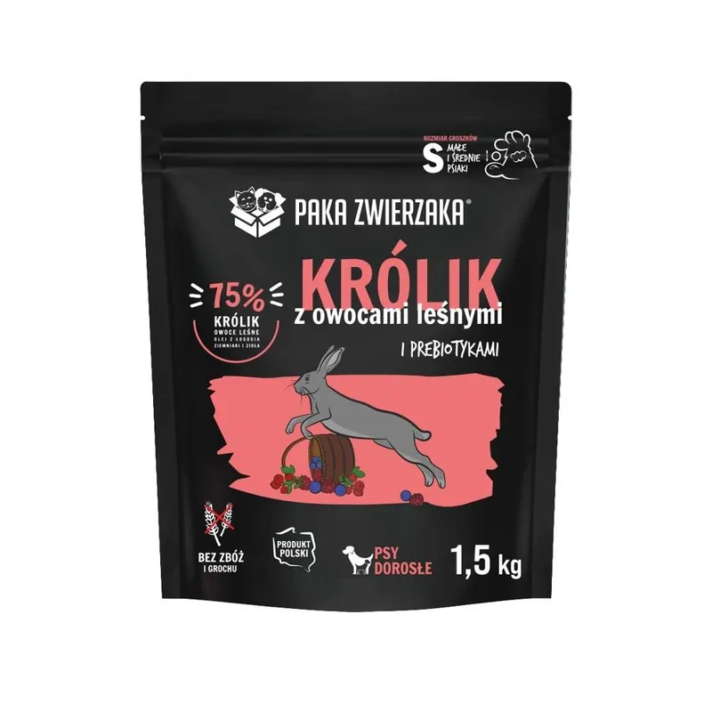 Legkelendőbb Paka Zwierzaka - Hetedik mennyország - Nyúl erdei gyümölcsökkel 1.5kg
