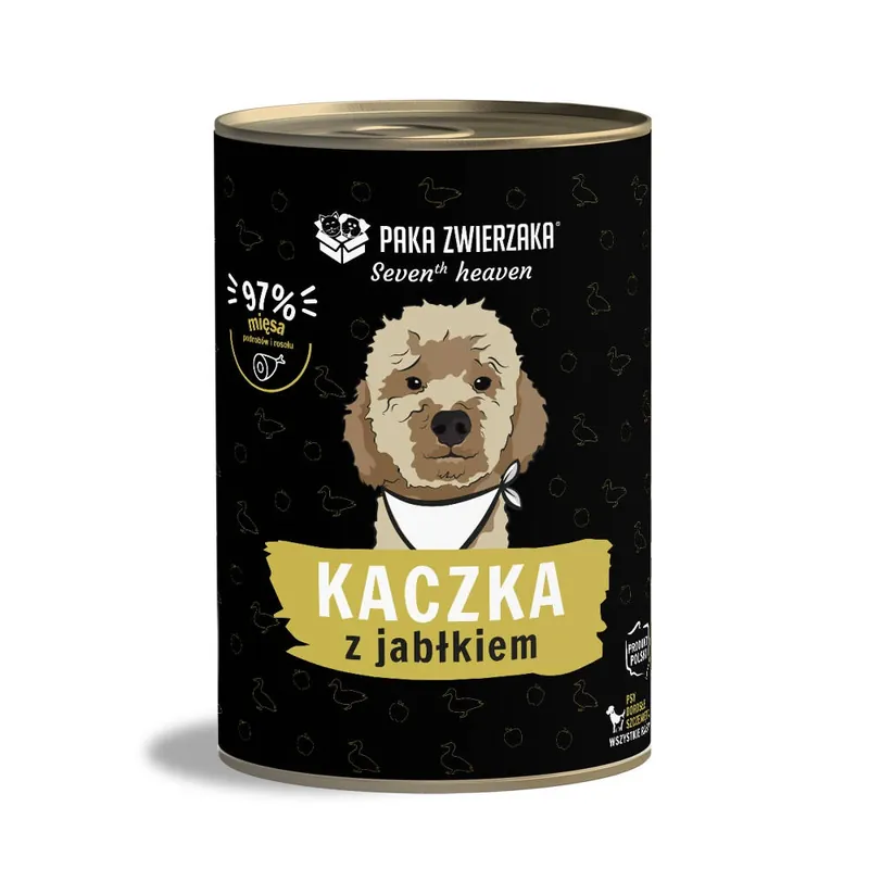 Nézd meg most Paka Zwierzaka - Hetedik mennyország - Kacsa és alma 400g