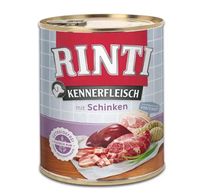 Népszerű Rinti Kennerfleisch Schinken nedves kutyatáp - sonka 800g