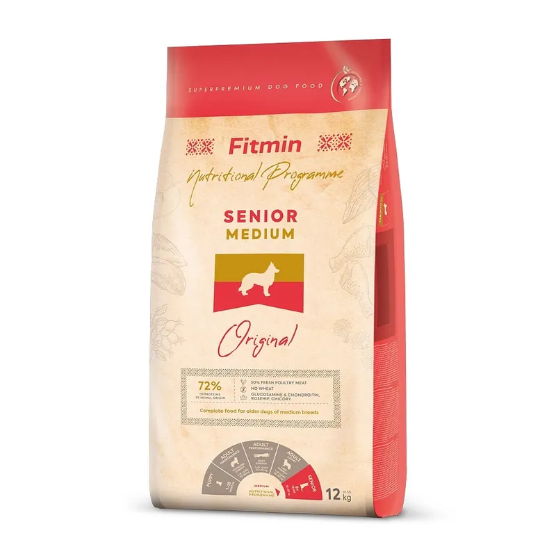 Gyors szállítás FITMIN Medium Senior 12 kg