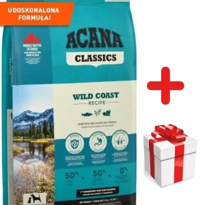 Bestseller ACANA Classics Wild Coast 9.7kg + MEGLEPETÉS A KUTYÁDNAK