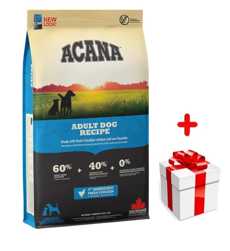 Acana Heritage Adult Dog 11,4kg + MEGLEPETÉS A KUTYÁDNAK Exkluzív ajánlat