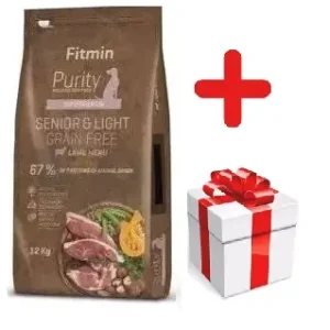 Szuper ajánlat Fitmin Purity Senior Gabonamentes könnyű bárány 12kg + MEGLEPETÉS A KUTYÁDNAK