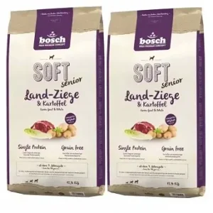 BOSCH Soft Senior kecske és burgonya 2x12,5kg Azonnali szállítás