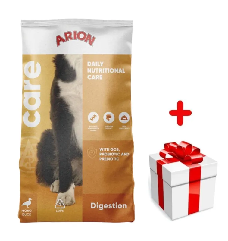 Biztonságos fizetés Arion Care Digestion 12kg + MEGLEPETÉS A KUTYÁDNAK