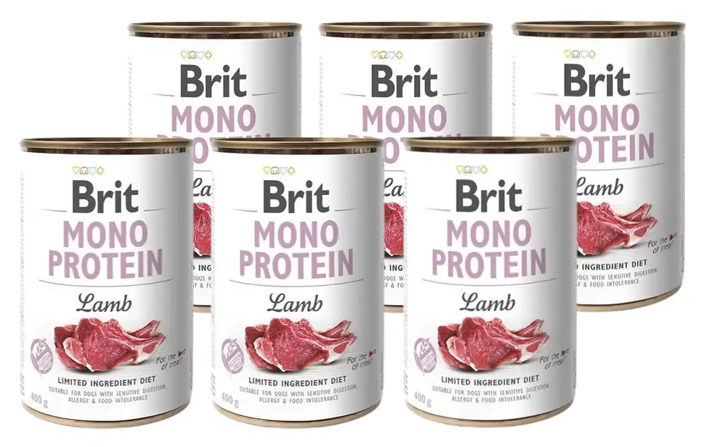 Brit Mono fehérje bárány 6x400g Különleges ajánlat