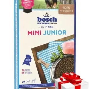 BOSCH Mini Junior baromfi 15kg + MEGLEPETÉS A KUTYÁDNAK Azonnali szállítás