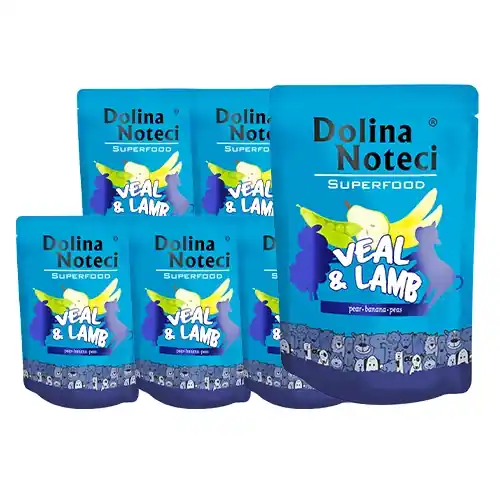 Árcsökkenés Dolina Noteci Superfood borjú- és bárányhús 10x300g