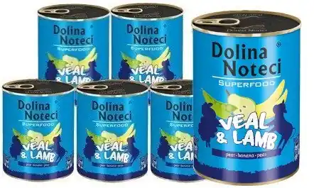 Dolina Noteci Superfood Borjú- és bárányhús 6x400g Outlet