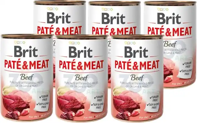 Végkiárusítás Brit pástétom és hús marhahússal 6x400g