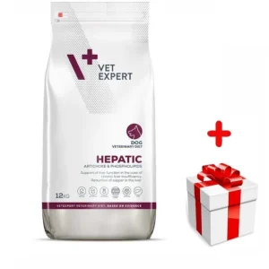 VETEXPERT Veterinary Diet Hepatic Dog 12kg + MEGLEPETÉS A KUTYÁDNAK Szuper akció