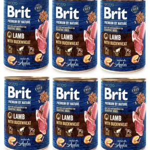 Brit Premium By Nature Bárányhús hajdinakásával 6x400g Legjobb ár