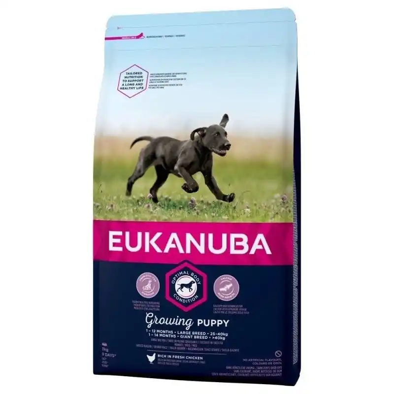 Korlátozott ajánlat Eukanuba Puppy&Junior Large Breed 2x15kg