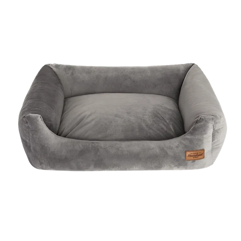Alacsony ár RECOBED Welurove kanapé szürke M 80x65cm