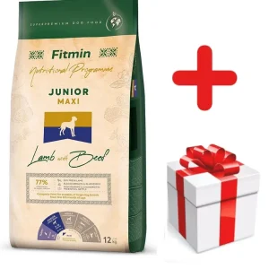 Kihagyhatatlan ajánlat FITMIN Maxi Junior Lamb&Beef 12kg + MEGLEPETÉS A KUTYÁDNAK