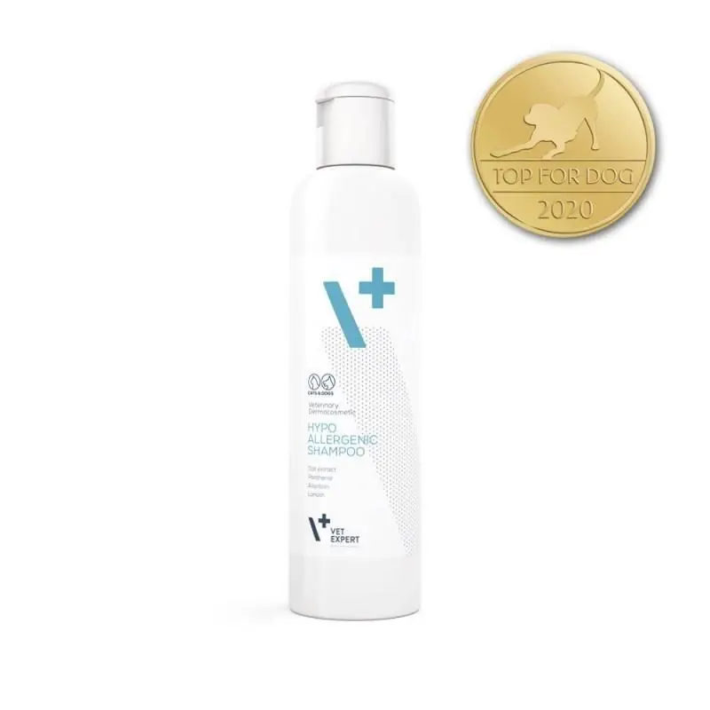 VET EXPERT HYPOALLERGENIC SHAMPOO - hipoallergén sampon kutyáknak és macskáknak Csak ma