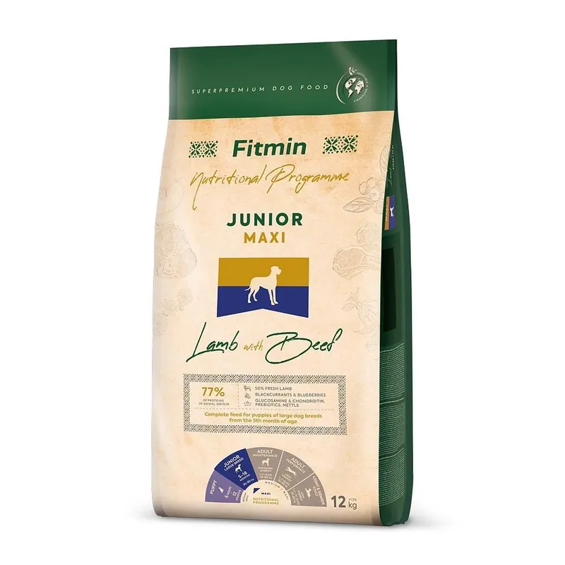 Utolsó esély FITMIN Maxi Junior Bárány és marha 12 kg