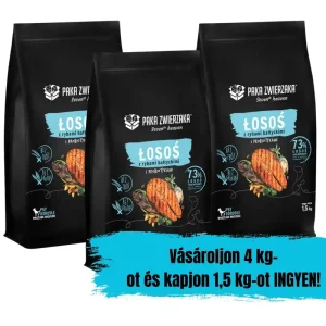 Szuper akció Paka Zwierzaka - Seventh heaven- Lazac és balti-tengeri hal 4kg + 0,5kg INGYEN !!!