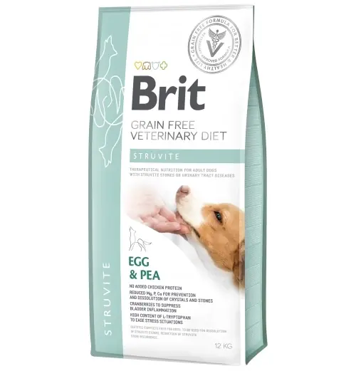 Brit Grain Free Veterinary Diet kutya Struvite tojás és borsó 2x12kg Olcsó