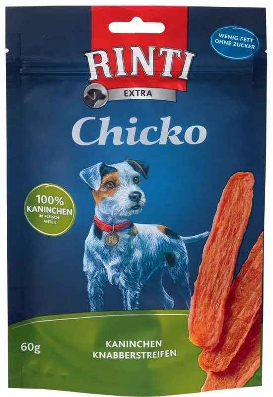 Exkluzív ajánlat RINTI- Snaks Chicko 60g nyúl