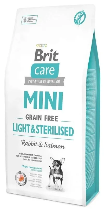 Brit Care Mini Gabonamentes Light & Sterilised 400 g Szuper akció
