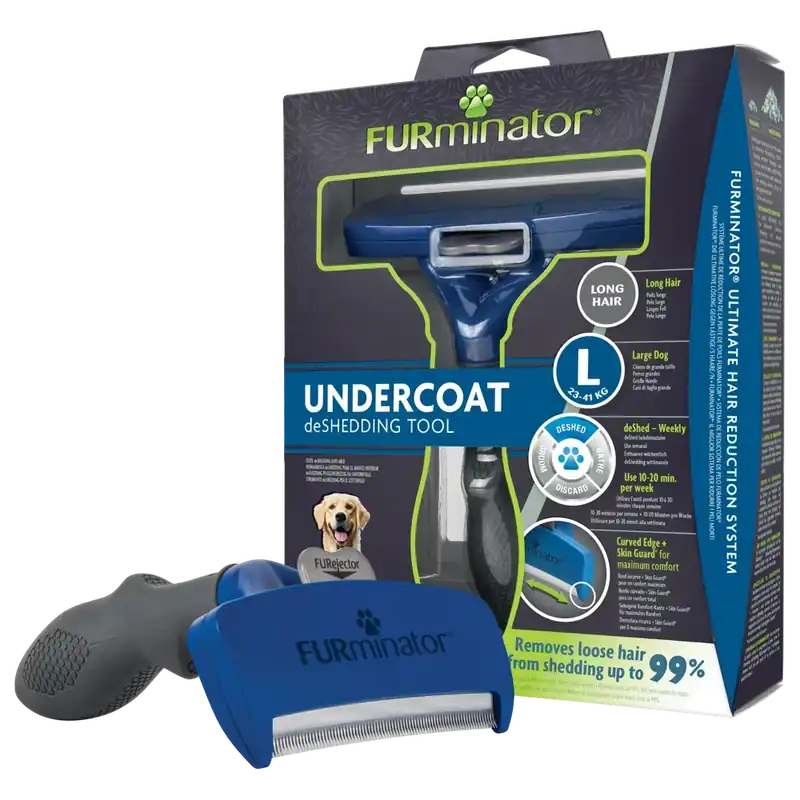 FURMINATOR aljszőrzet fésülő eszköz hosszú szőrű, nagy testű kutyák számára Outlet