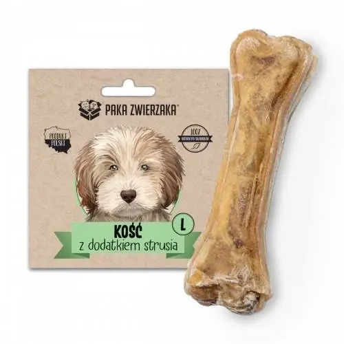 Expressz kézbesítés Pet Pack csont strucc hozzáadással L