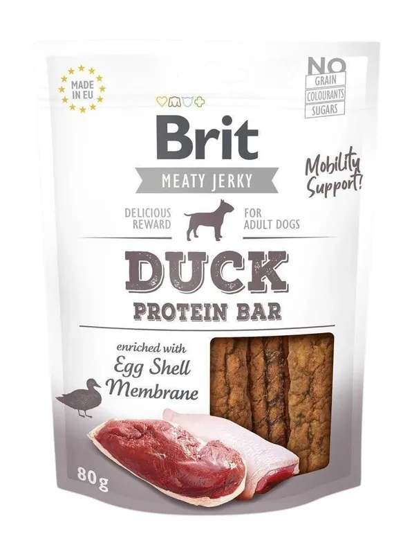 Bestseller Brit Jerky Snack kacsa fehérje szelet 80 g