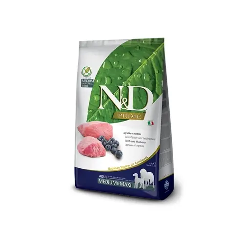 Farmina N&D Prime Canine Adult Medium&Maxi Lamb& Blueberry 12 kg Rendeld meg most