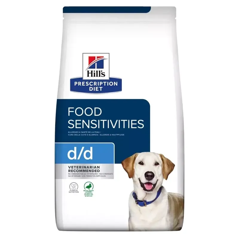 Legkelendőbb HILL‘S PD Prescription Diet Canine d/d Kacsa és rizs 12 kg