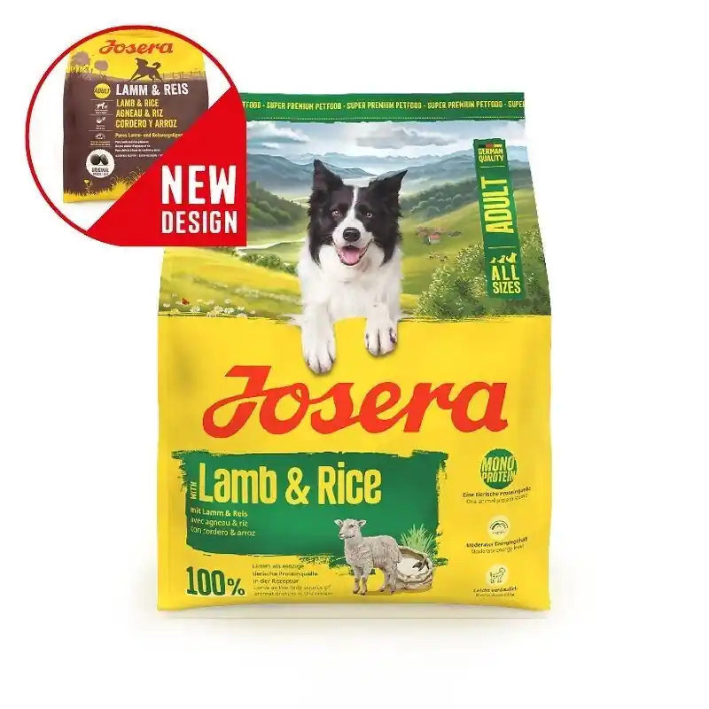 Azonnali szállítás JOSERA Felnőtt bárány és rizs 900 g