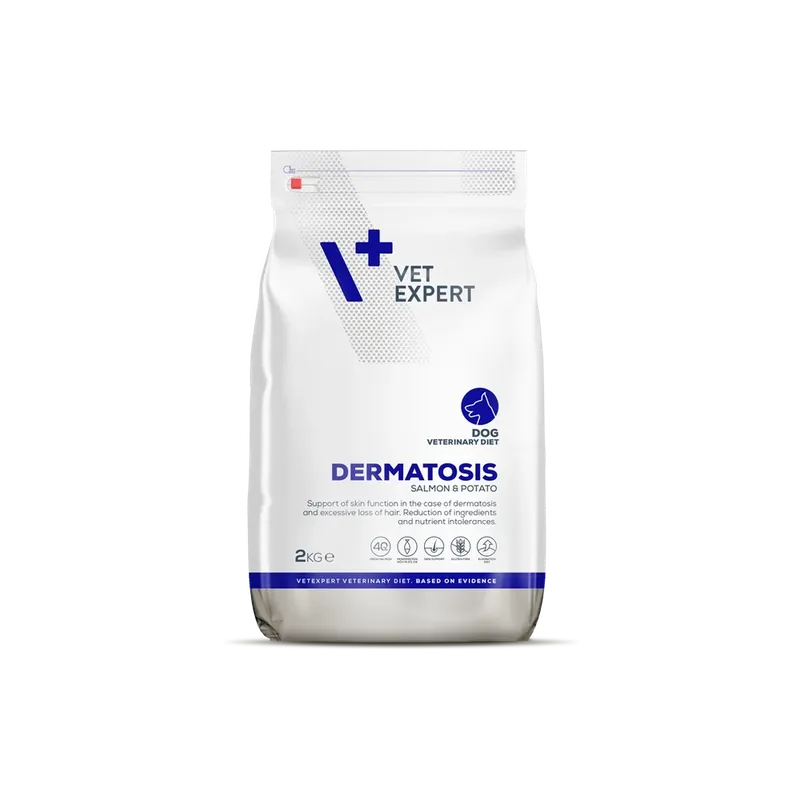 Biztonságos fizetés VETEXPERT Veterinary Diet Dog Dermatosis Lazac & burgonya 2kg