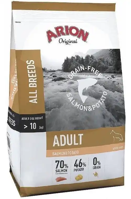 Expressz kézbesítés Arion Original Gabonamentes Felnőtt Lazac & Burgonya 12 kg